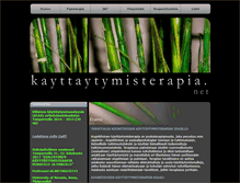 Tablet Screenshot of kayttaytymisterapia.net